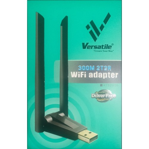 VERSATİLE W136 300M ÇİFT ANTENLİ WİFİ REALTEK CHİPSETLİ 